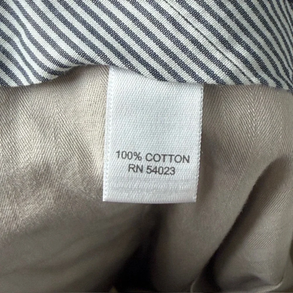 Banana Republic‎ Gavin Chino Mens 33x26.5 Khaki Tan Straight Leg Cotton Pants